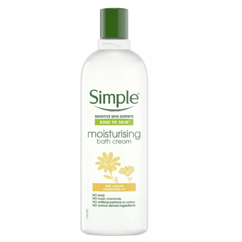 شامپو بدن مدل Moisturising Bath Cream حجم 400میل سیمپل